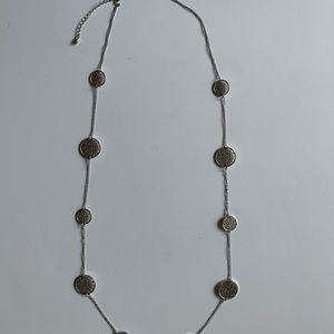 Silver Plated Long Necklace